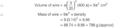 NCERT Solutions for Maths: Chapter 13 - Surface Areas and Volumes Ex. 13.5 Que. 1