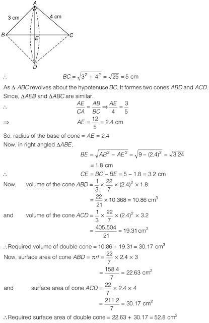 NCERT Solutions for Maths: Chapter 13 - Surface Areas and Volumes Ex. 13.5 Que. 2