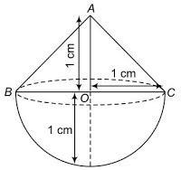 NCERT Solutions for Maths: Chapter 13 - Surface Areas and Volumes Ex. 13.2 Que. 1
