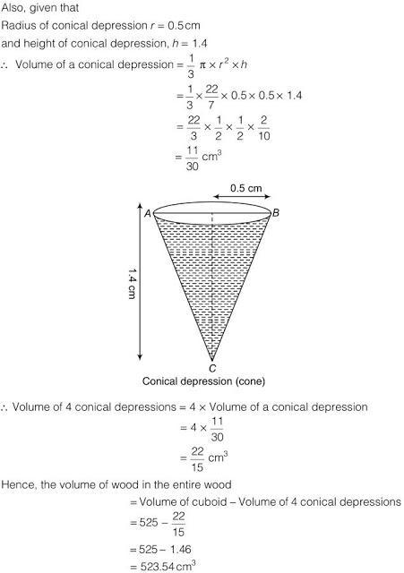 NCERT Solutions for Maths: Chapter 13 - Surface Areas and Volumes Ex. 13.2 Que. 4