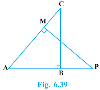 Triangles Exercise 6.3 Question No. 9 Triangles Exercise 6.3 Question No. 9