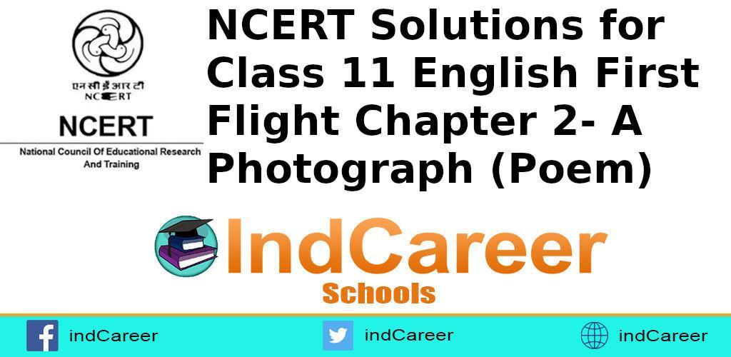 First Flight Chapter 2- A Photograph (Poem)
