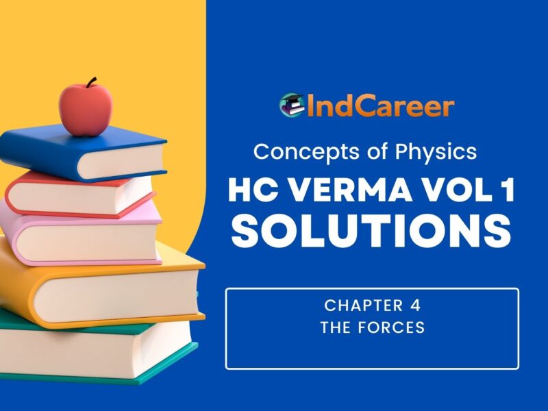 HC Verma Solutions for Class 11 Physics Chapter 4 – The Forces