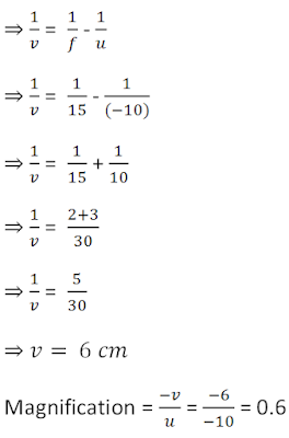 NCERT Solutions for Class 10 Science: Chapter 10 - Light Reflection and Refraction Page No. 186 Que. 12