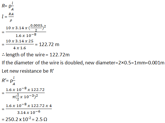 NCERT Solutions for Class 10 Science: Chapter 12 - Electricity Ex. Que. 6