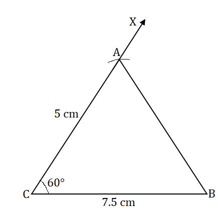 NCERT Solutions for Class 7 Maths Ch 10 Practical Geometry Exercise 10.3 Answer 3 NCERT Solutions for Class 7 Maths Ch 10 Practical Geometry Exercise 10.3 Answer 3