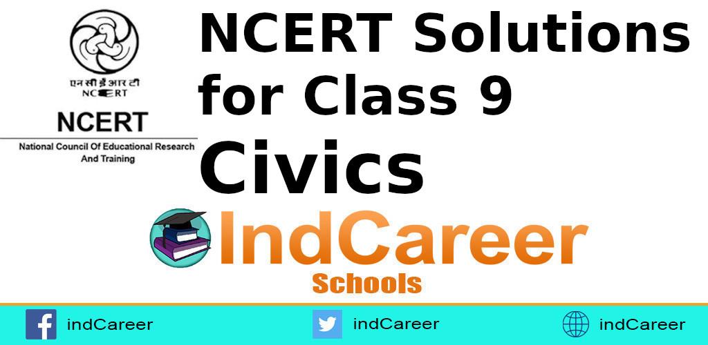 NCERT Solutions for Class 9 Civics