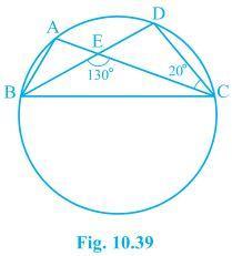 NCERT Solutions for 9th Class Maths : Chapter 10 Circles Ex. 10.5 Que. 5