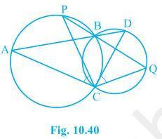 NCERT Solutions for 9th Class Maths : Chapter 10 Circles Ex. 10.5 Que. 9