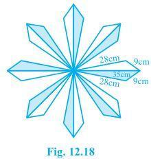 NCERT Solutions for 9th class Maths : Chapter 12 Heron's Formula Ex. 12.2 Que. 8