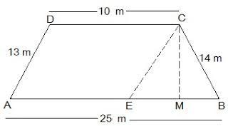 NCERT Solutions for 9th class Maths : Chapter 12 Heron's Formula Ex. 12.2 Que. 9