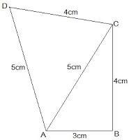 NCERT Solutions for 9th class Maths : Chapter 12 Heron's Formula Ex. 12.2 Que. 2