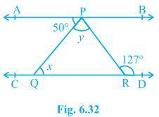 NCERT Solutions for 9th Class Maths : Chapter 6 Lines and Angles Ex. 6.2 Que. 5