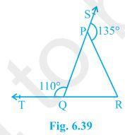 NCERT Solutions for 9th Class Maths : Chapter 6 Lines and Angles Ex. 6.3 Que. 1