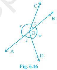 NCERT Solutions for 9th Class Maths : Chapter 6 Lines and Angles Ex. 6.1 Que. 4