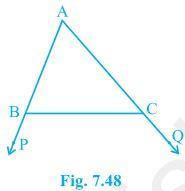 NCERT Solutions for 9th Class Maths : Chapter 7 Triangles Ex. 7.4 Que. 2