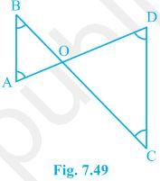 NCERT Solutions for 9th Class Maths : Chapter 7 Triangles Ex. 7.4 Que. 3