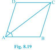 NCERT Solutions for 9th Class Maths : Chapter 8 Quadrilaterals Ex. 8.1 Que. 6