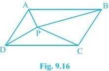 NCERT Solutions for 9th Class Maths : Chapter 9 Areas of Parallelograms and Triangles Ex. 9.2 Que. 4