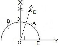 NCERT Solutions for 9th class Maths : Chapter 11 Constructions Ex. 11.1 Que. 4