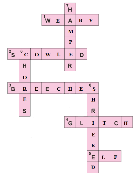 Crossword Puzzle Answer Who Did Patrick's Homewrok NCERT Solutions for 6th Class English: Chapter 1-Who Did Patrick's Homework