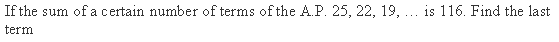 NCERT Solutions for 11th Class Maths: Chapter 9-Sequences and Series Ex. 9.2 Que. 6