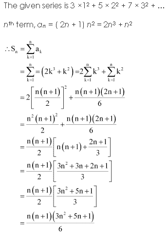 NCERT Solutions for 11th Class Maths: Chapter 9-Sequences and Series Ex. 9.4 Que. 2