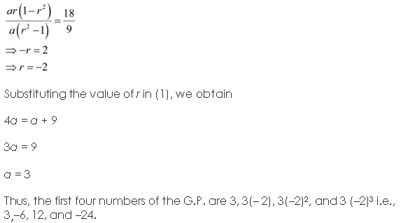 NCERT Solutions for 11th Class Maths: Chapter 9-Sequences and Series Ex. 9.3 Que. 21
