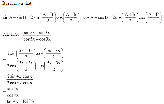 NCERT Solutions for 11th Class Maths: Chapter 3-Trigonometric Functions Ex. 3.3 Que. 14