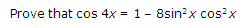 NCERT Solutions for 11th Class Maths: Chapter 3-Trigonometric Functions Ex. 3.3 Que. 21