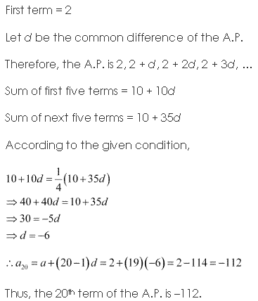 NCERT Solutions for 11th Class Maths: Chapter 9-Sequences and Series Ex. 9.2 Que. 3