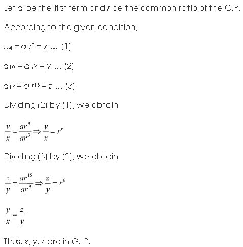 NCERT Solutions for 11th Class Maths: Chapter 9-Sequences and Series Ex. 9.3 Que. 17