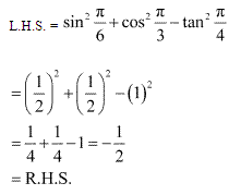 NCERT Solutions for 11th Class Maths: Chapter 3-Trigonometric Functions Ex. 3.3 Que. 1