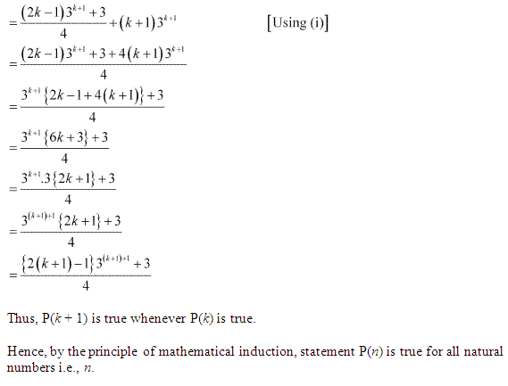 NCERT Solutions for 11th Class Maths: Chapter 4-Principle of Mathematical Induction Ex. 4.1 Que. 5