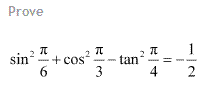 NCERT Solutions for 11th Class Maths: Chapter 3-Trigonometric Functions Ex. 3.3 Que. 1
