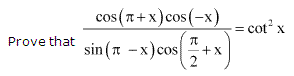 NCERT Solutions for 11th Class Maths: Chapter 3-Trigonometric Functions Ex. 3.3 Que. 7