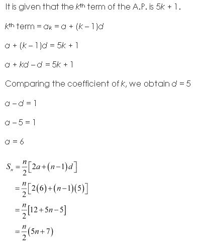 NCERT Solutions for 11th Class Maths: Chapter 9-Sequences and Series Ex. 9.2 Que. 7