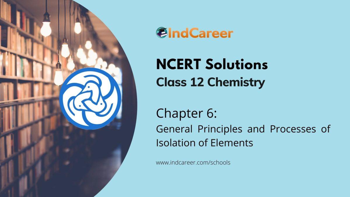 NCERT Solutions for 12th Class Chemistry: Chapter 6-General Principles and Processes of Isolation of Elements