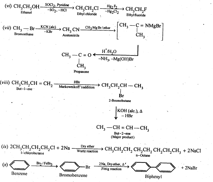 NCERT Solutions for 12th Class Chemistry: Chapter 10-Haloalkanes and Haloarenes Ex.10.11