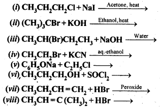 NCERT Solutions for 12th Class Chemistry: Chapter 10-Haloalkanes and Haloarenes Ex.10.14