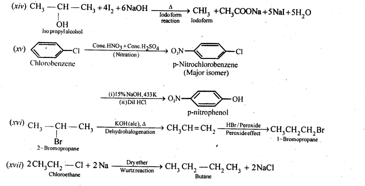 NCERT Solutions for 12th Class Chemistry: Chapter 10-Haloalkanes and Haloarenes Ex.10.19