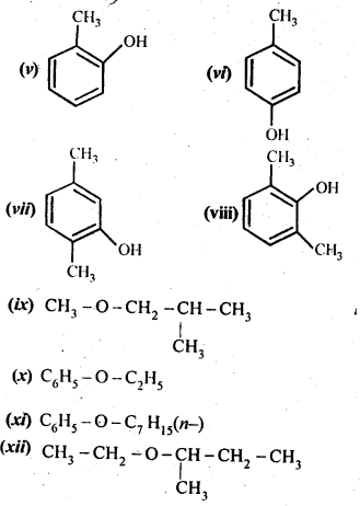 NCERT Solutions for 12th Class Chemistry: Chapter 11-Alcohols Phenols and Ether Ex.11.1