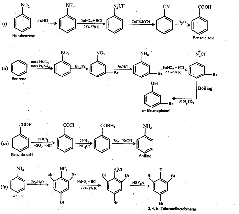 NCERT Solutions for 12th Class Chemistry:Chapter 13-Amines Ex. 13.8