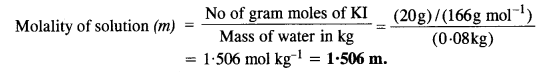 NCERT Solutions for 12th Class Chemistry: Chapter 2-Solutions Ex.2.5