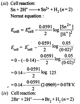 NCERT Solutions for 12th Class Chemistry: Chapter 3-Electrochemistry Ex.3.5