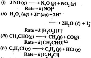 NCERT Solutions for 12th Class Chemistry: Chapter 4-Chemical Kinetics Ex.4.1