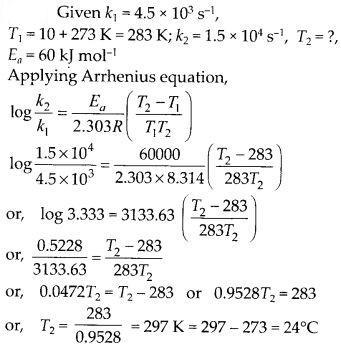 NCERT Solutions for 12th Class Chemistry: Chapter 4-Chemical Kinetics Ex.4.28