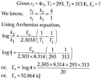 NCERT Solutions for 12th Class Chemistry: Chapter 4-Chemical Kinetics Ex.4.30