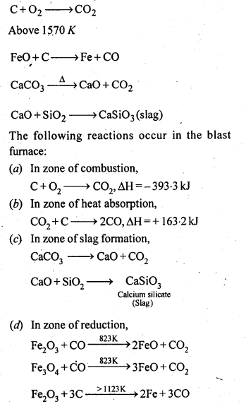 NCERT Solutions for 12th Class Chemistry: Chapter 6-General Principles and Processes of Isolation of Elements Ex.6.7