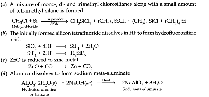 NCERT Solutions for 11th Class Chemistry: Chapter 11-The p-Block Elements Que. 21